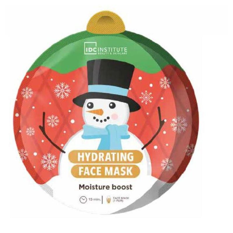 MASCARILLA FACIAL HIDRATANTE Y REVITALIZANTE DISEÑO NAVIDEÑO IDC INSTITUTE